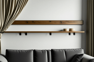 découvrez comment réaliser facilement une étagère murale originale en l’installant sur un rideau. un tutoriel pratique pour optimiser votre espace avec style et simplicité.